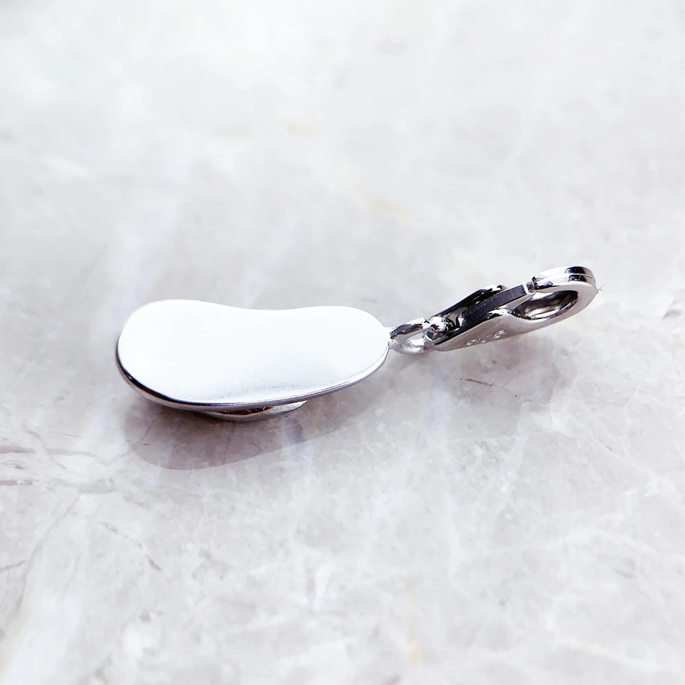 Fashion Classic Flip-flop Charm Lucky 925 Sterling Silver Pure Pendant Women Men's Jewelry Gifts